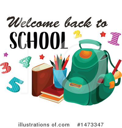 Royalty-Free (RF) Back To School Clipart Illustration by Vector Tradition SM - Stock Sample #1473347