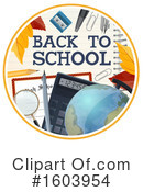 Back To School Clipart #1603954 by Vector Tradition SM