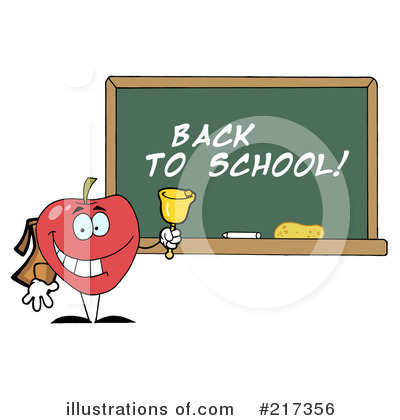 Royalty-Free (RF) Back To School Clipart Illustration by Hit Toon - Stock Sample #217356