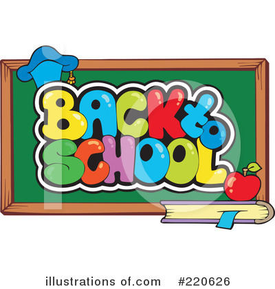Royalty-Free (RF) Back To School Clipart Illustration by visekart - Stock Sample #220626