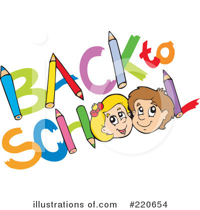 Royalty-Free (RF) Back To School Clipart Illustration by visekart - Stock Sample #220654