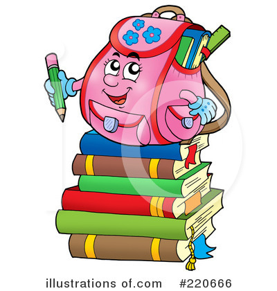 Royalty-Free (RF) Back To School Clipart Illustration by visekart - Stock Sample #220666