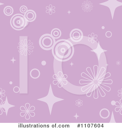 Floral Background Clipart #1107604 by Amanda Kate