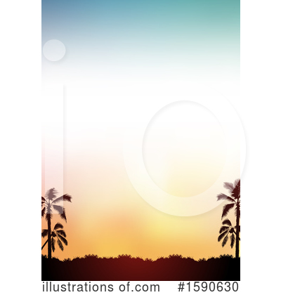 Palm Trees Clipart #1590630 by dero