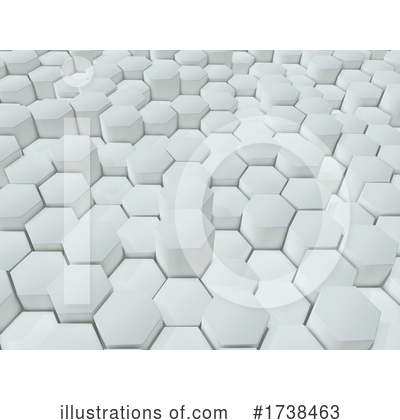 Hexagons Clipart #1738463 by KJ Pargeter