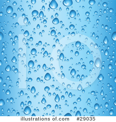Water Drops Clipart #29035 by KJ Pargeter