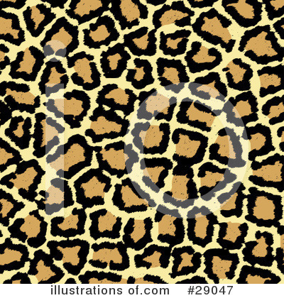 Leopard Print Clipart #29047 by KJ Pargeter