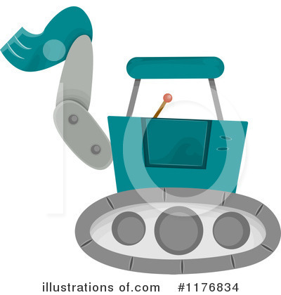 Royalty-Free (RF) Backhoe Clipart Illustration by BNP Design Studio - Stock Sample #1176834