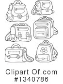 Backpack Clipart #1340786 by visekart