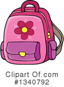 Backpack Clipart #1340792 by visekart