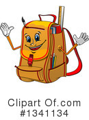 Backpack Clipart #1341134 by Vector Tradition SM