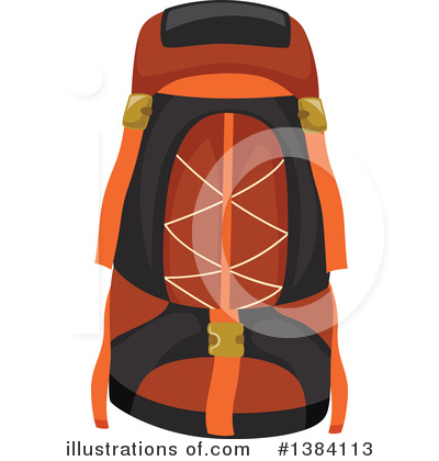 Royalty-Free (RF) Backpack Clipart Illustration by BNP Design Studio - Stock Sample #1384113