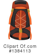 Backpack Clipart #1384113 by BNP Design Studio