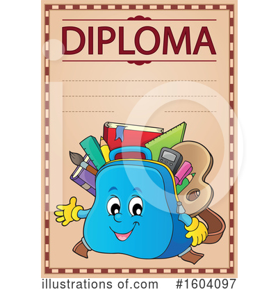 Diploma Clipart #1604097 by visekart