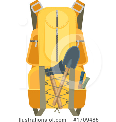 Royalty-Free (RF) Backpack Clipart Illustration by Vector Tradition SM - Stock Sample #1709486