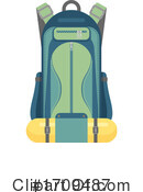 Backpack Clipart #1709487 by Vector Tradition SM