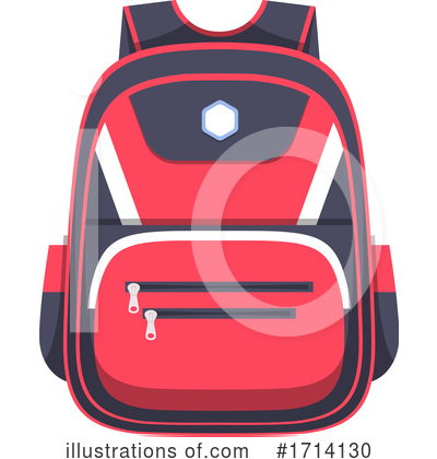 Royalty-Free (RF) Backpack Clipart Illustration by Vector Tradition SM - Stock Sample #1714130