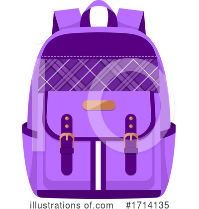 Royalty-Free (RF) Backpack Clipart Illustration by Vector Tradition SM - Stock Sample #1714135