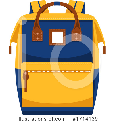 Royalty-Free (RF) Backpack Clipart Illustration by Vector Tradition SM - Stock Sample #1714139