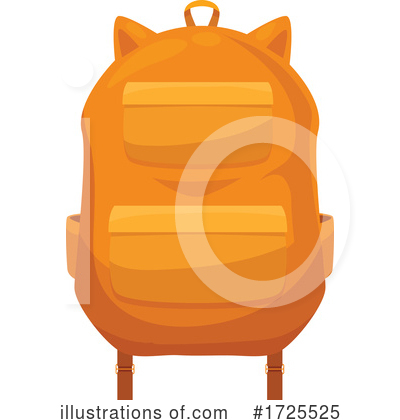 Royalty-Free (RF) Backpack Clipart Illustration by Vector Tradition SM - Stock Sample #1725525