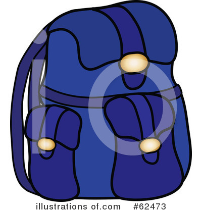 Backpack Clipart #62473 by Pams Clipart
