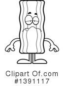 Bacon Mascot Clipart #1391117 by Cory Thoman