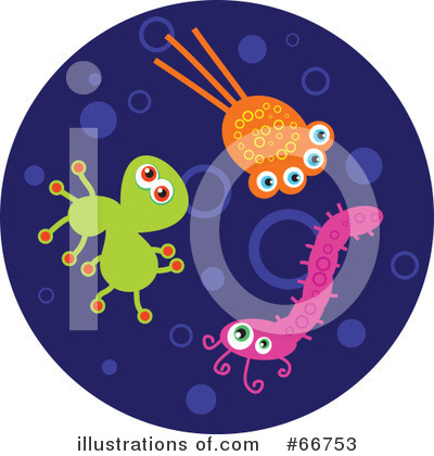 Royalty-Free (RF) Bacteria Clipart Illustration by Prawny - Stock Sample #66753