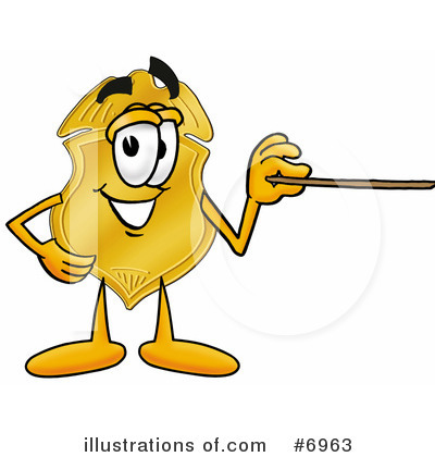 Royalty-Free (RF) Badge Clipart Illustration by Mascot Junction - Stock Sample #6963