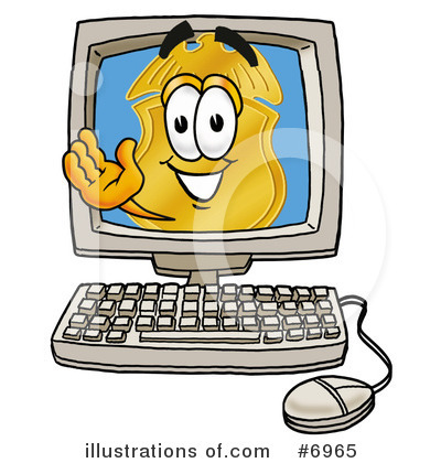 Royalty-Free (RF) Badge Clipart Illustration by Mascot Junction - Stock Sample #6965