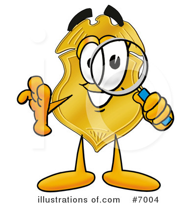 Royalty-Free (RF) Badge Clipart Illustration by Mascot Junction - Stock Sample #7004