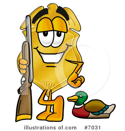 Royalty-Free (RF) Badge Clipart Illustration by Mascot Junction - Stock Sample #7031