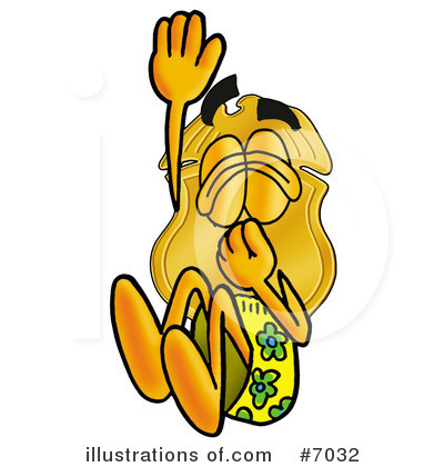 Royalty-Free (RF) Badge Clipart Illustration by Mascot Junction - Stock Sample #7032