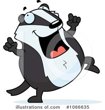 Badger Clipart #1066635 by Cory Thoman