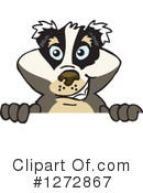 Badger Clipart #1272867 by Dennis Holmes Designs