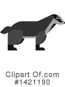 Badger Clipart #1421190 by Vector Tradition SM