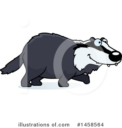 Badger Clipart #1458564 by Cory Thoman