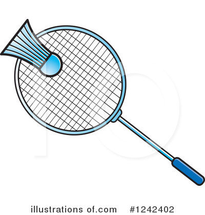 Royalty-Free (RF) Badminton Clipart Illustration by Lal Perera - Stock Sample #1242402