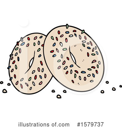 Royalty-Free (RF) Bagel Clipart Illustration by lineartestpilot - Stock Sample #1579737