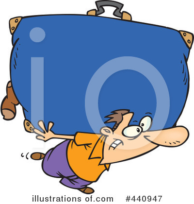 Baggage Clipart #440947 by toonaday
