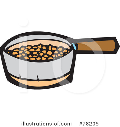 Royalty-Free (RF) Baked Beans Clipart Illustration by xunantunich - Stock Sample #78205