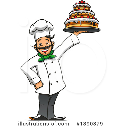 Royalty-Free (RF) Baker Clipart Illustration by Vector Tradition SM - Stock Sample #1390879