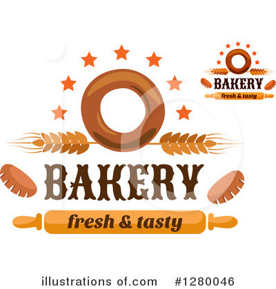 Royalty-Free (RF) Bakery Clipart Illustration by Vector Tradition SM - Stock Sample #1280046