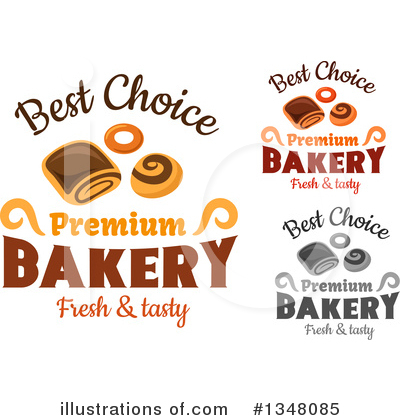 Bagel Clipart #1348085 by Vector Tradition SM