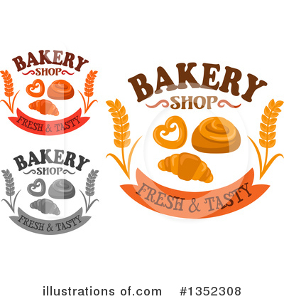 Royalty-Free (RF) Bakery Clipart Illustration by Vector Tradition SM - Stock Sample #1352308
