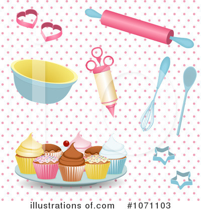 Royalty-Free (RF) Baking Clipart Illustration by elaineitalia - Stock Sample #1071103