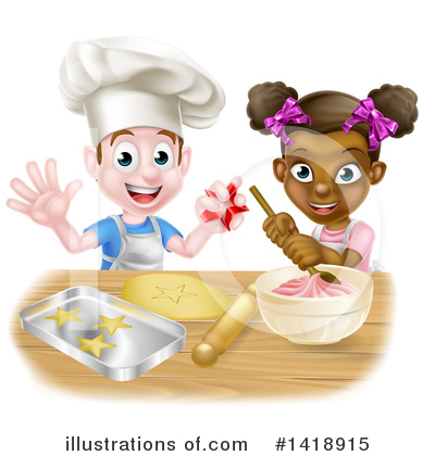 Royalty-Free (RF) Baking Clipart Illustration by AtStockIllustration - Stock Sample #1418915