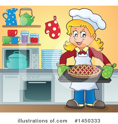Royalty-Free (RF) Baking Clipart Illustration by visekart - Stock Sample #1450333