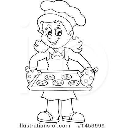 Royalty-Free (RF) Baking Clipart Illustration by visekart - Stock Sample #1453999