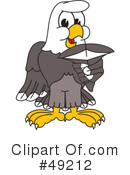 Bald Eagle Character Clipart #49212 by Mascot Junction