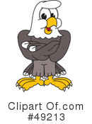 Bald Eagle Character Clipart #49213 by Mascot Junction